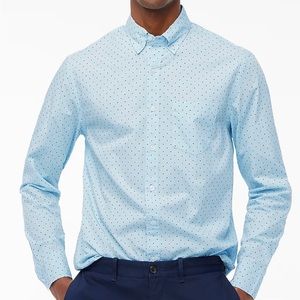 Men’s classic j crew flex washed button down long sleeve shirt